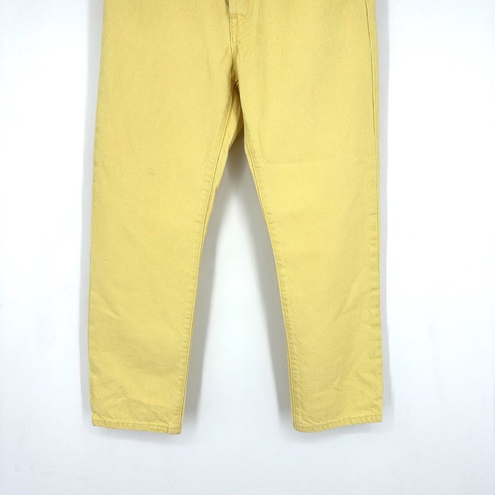 Levi's Yellow Straight Leg Jeans NWT - Picture 5 of 12
